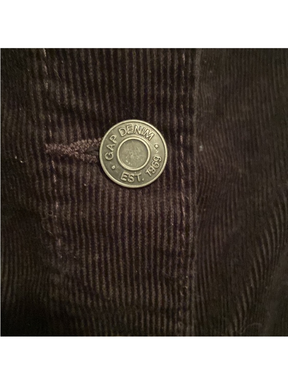 Gap Black Corduroy Overall Dress, Size M, Shirtall Button Down Jumper - Picture 9 of 16